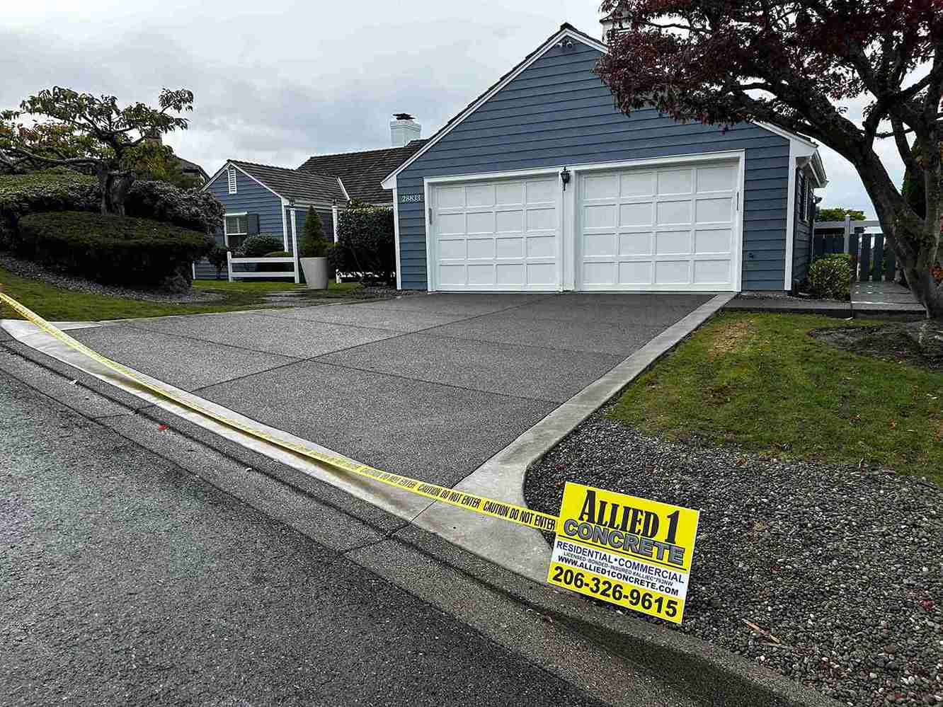 professional concrete service Washington